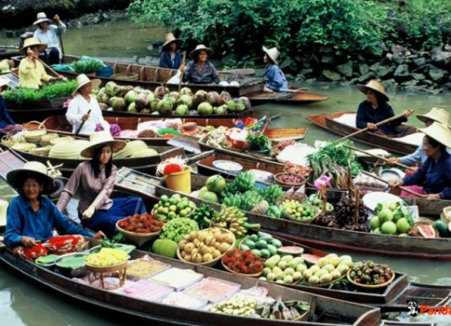 ダムヌンサドゥアック水上マーケット